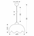 LAMPAMI - lampa kuchenna COLORI szkic