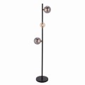 LAMPAMI - lampa podłogowa czarna, lampa do salonu, lampa stojąca nowoczesna KAMA