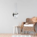 LAMPAMI - lampa ścienna, kinkiet do salonu, kinkiet nowoczesny, kinkiet do sypialni, kinkiet ledowy Ambiente chrom LED CCT
