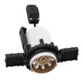 LAMPAMI - lampa sufitowa tuba, tuby sufitowe, biała lampa tuba, tuba sufitowa biała MONO SLIDE TRIMLESS