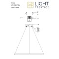 LAMPAMI - żyrandol nowoczesny czarny - Ring 80 cm czarna LED CCT szkic