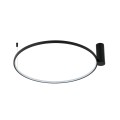 LAMPAMI - lampa sufitowa ledowa do salonu, lampa sufitowa czarna, lampa ledowa do sypialni - Plafon Ring S LED CCT