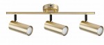 Lampa sufitowa potrójna listwa regulowana mosiądz 3xGU10 15W COLLY 