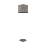 Klasyczna lampa podłogowa szara 1xE27 modern classic LAGO