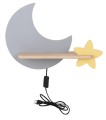 LAMPAMI - lampa dziecięca, lampa dla chłopca, lampa do pokoju dziecięcego, lampa dla dziewczynki MOON kids