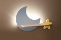 LAMPAMI - lampa dziecięca, lampa dla chłopca, lampa do pokoju dziecięcego, lampa dla dziewczynki MOON kids