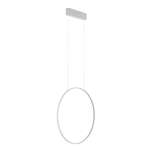 LAMPAMI - biała lampa wisząca, lampa do salonu, lampa ledowa, ledowa lampa wisząca biała CIRCOLO LED M