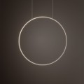 LAMPAMI - biała lampa wisząca, lampa do salonu, lampa ledowa, ledowa lampa wisząca biała CIRCOLO LED M