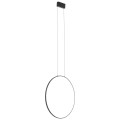 LAMPAMI - czarna lampa wisząca, lampa do salonu, lampa ledowa, ledowa lampa wisząca czarna CIRCOLO LED M