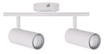 Biała lampa sufitowa podwójna listwa regulowana 2xGU10 15W COLLY 