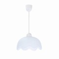 LAMPAMI - lampa sufitowa wisząca, lampa nad okrągły stół, biała lampa wisząca, lampa kuchenna Bratek