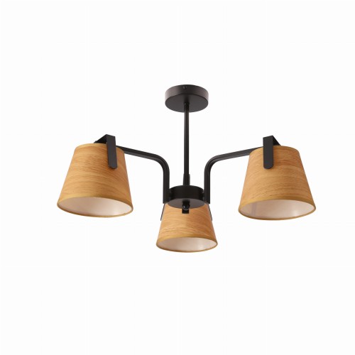 LAMPAMI - lampa sufitowa wisząca, lampa nad okrągły stół, lampa wisząca potrójna, lampa kuchenna AMBERG