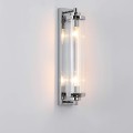 LAMPAMI - kinkiet chrom, kinkiet ścienny, kinkiet do salonu, srebrna lampa ścienna, kinkiet glamour LORENZO