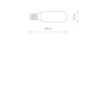 LAMPAMI - żarówka, żarówka ledowa E14 T24 4W BULB LED szkic