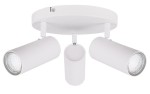 Lampa sufitowa potrójna regulowana biała 3xGU10 15W COLLY 
