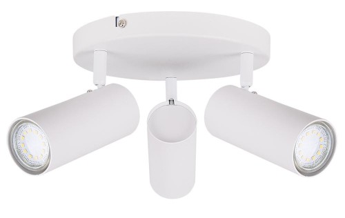 LAMPAMI - biała lampa sufitowa, lampa przysufitowa spot, lampa sufitowa biała, lampa do kuchni, lampa na korytarz - COLLY