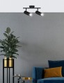 LAMPAMI - czarna lampa sufitowa, lampa przysufitowa spot, lampa sufitowa do salonu, lampa do kuchni, lampa na korytarz - COLLY