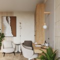 LAMPAMI - kinkiet nowoczesny, kinkiet loftowy, drewniany kinkiet ścienny, kinkiet do salonu, kinkiet z włącznikiem NIMBI