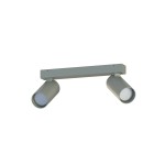  Lampa przysufitowa regulowana podwójna 2xGU10 FOURTY II kolor umbra gray 