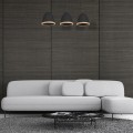 LAMPAMI - czarna lampa wisząca drewniana, lampa z drewnem, lampa kuchenna sufitowa, lampa skandynawska STUDIO BLACK