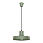 Lampa nad stół wisząca pojedyncza 120 cm 1xE27 BILO zielona oliwka