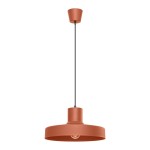 Lampa nad stół wisząca pojedyncza 120 cm 1xE27 BILO ochra czerwona