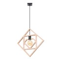 LAMPAMI - lampa drewniana wisząca, lampa do salonu, lampa z drewna, żyrandol boho, lampa nad stół do jadalni CARO