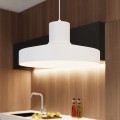 LAMPAMI - lampa nad okrągły stół, lampa do jadalni, lampa nowoczesna wisząca, biała lampa do kuchni BILO