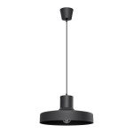 Czarna lampa nad stół wisząca pojedyncza 120 cm 1xE27 BILO 