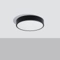 LAMPAMI - plafon led, lampa sufitowa ledowa, plafon sufitowy nowoczesny ONYX 40 czarny LED 3000K