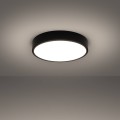LAMPAMI - plafon led, lampa sufitowa ledowa, plafon sufitowy nowoczesny ONYX 40 czarny LED 3000K