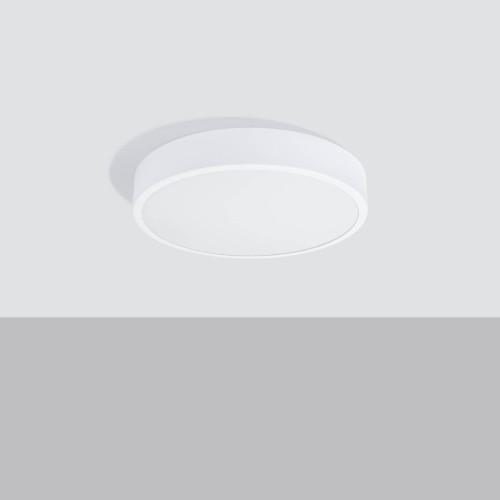 LAMPAMI - plafon led, lampa sufitowa ledowa, plafon biały nowoczesny Plafon ONYX 40 biały LED 3000K