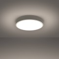 LAMPAMI - plafon led, lampa sufitowa ledowa, plafon biały nowoczesny Plafon ONYX 40 biały LED 3000K