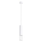 Lampa wisząca biała tuba sufitowa nowoczesna 125 cm 1xGU10 LAMI 1