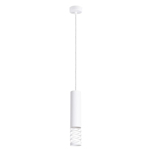 LAMPAMI - lampa nad wyspę, lampa tuba wisząca biała, tuba wisząca, biała lampa sufitowa tuba LAMI