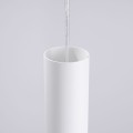LAMPAMI - lampa nad wyspę, lampa tuba wisząca biała, tuba wisząca, biała lampa sufitowa tuba LAMI