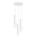 Lampa nad stół wisząca biała tuby sufitowe 125 cm 3xGU10 LIRO 3P 