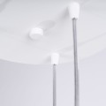 LAMPAMI - nowoczesna lampa potrójna wisząca, tuby wiszące białe, lampa nad stół do jadalni LIRO 3P