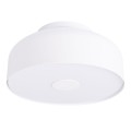 LAMPAMI - lampa sufitowa nowoczesna, lampa sufitowa do nowoczesnego salonu, plafon sufitowy retro, biały plafon okrągły OMIQ
