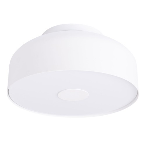 LAMPAMI - lampa sufitowa nowoczesna, lampa sufitowa do nowoczesnego salonu, plafon sufitowy retro, biały plafon okrągły OMIQ