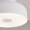 LAMPAMI - lampa sufitowa nowoczesna, lampa sufitowa do nowoczesnego salonu, plafon sufitowy retro, biały plafon okrągły OMIQ