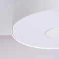 LAMPAMI - lampa sufitowa nowoczesna, lampa sufitowa do nowoczesnego salonu, plafon sufitowy retro, biały plafon okrągły OMIQ