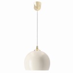 Lampa nad stół wisząca złota z kaszmirowym kloszem 1xE27 40W PONTE