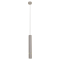 LAMPAMI - lampa tuba sufitowa wisząca pojedyncza, kaszmirowa lampa wisząca nowoczesna, lampa kaszmirowa wisząca do sypialni, lampa nad wyspę JOKER CASHMERE/GOLD