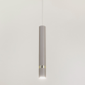 LAMPAMI - lampa tuba sufitowa wisząca pojedyncza, kaszmirowa lampa wisząca nowoczesna, lampa kaszmirowa wisząca do sypialni, lampa nad wyspę JOKER CASHMERE/GOLD