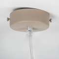 LAMPAMI - lampa tuba sufitowa wisząca pojedyncza, kaszmirowa lampa wisząca nowoczesna, lampa kaszmirowa wisząca do sypialni, lampa nad wyspę JOKER CASHMERE/GOLD