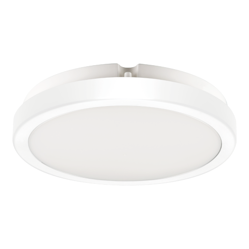 LAMPAMI - okrągły plafon łazienkowy led, lampa sufitowa ledowa, lampa sufitowa łazienkowa, lampa pod prysznic Vera 18W 4000K Biały IP65