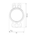 LAMPAMI - lampka dziecięca projektor KOSMONAUTA szkic