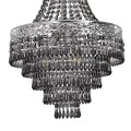 LAMPAMI - żyrandol do salonu, żyrandol kryształowy, lampa wisząca nad stół do jadalni, żyrandol do jadalni CORAL