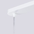 LAMPAMI - nowoczesna lampa potrójna wisząca, tuby wiszące białe, lampa nad stół wisząca, lampa do jadalni LAMI 2L
